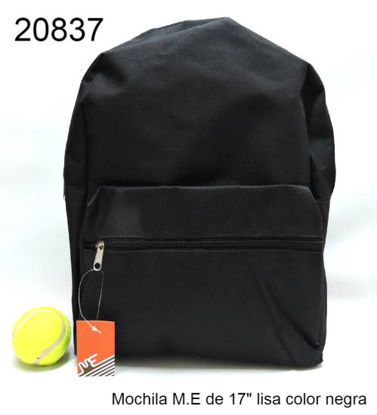 Imagen de MOCHILA M.E. LISA 17"  NEGRA 2.24